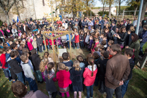 11 novembre 2014 - Plantation d'un gingko-biloba - Lalbenque