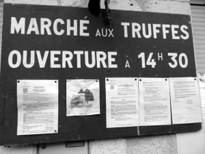 Marché aux truffes de noël 2014